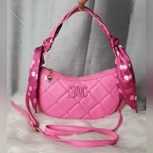 JUICY COUTURE Pink Holding The Line Coho Bag
